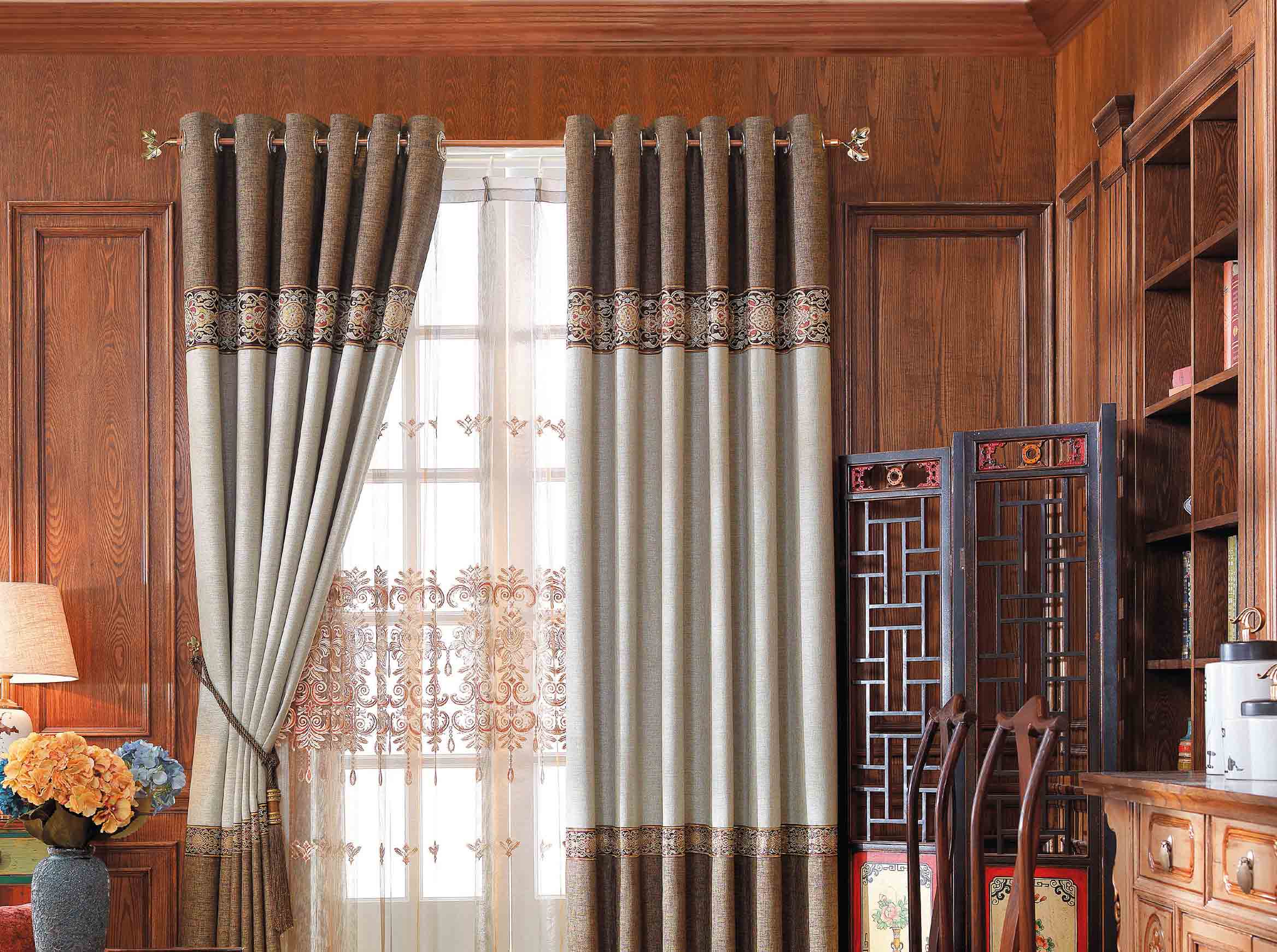 七特丽成品套装窗帘qtl10012